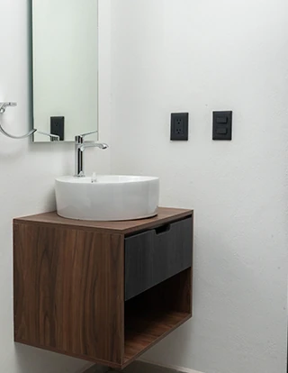 Interior del departamento 101 - baño 01