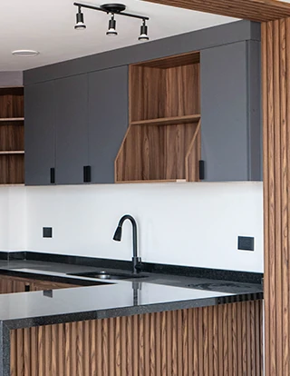 Interior del departamento 101 - cocina 01